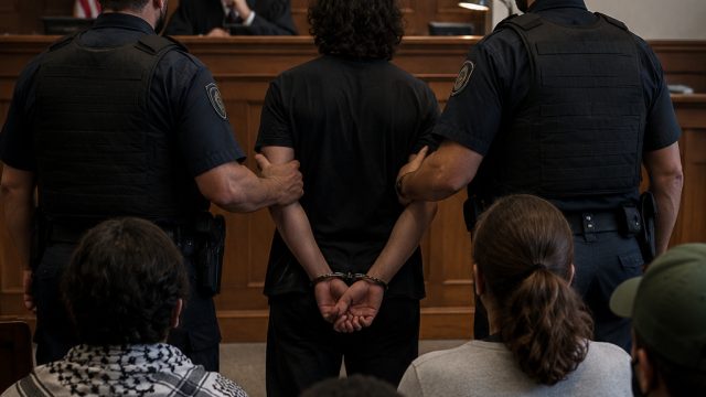Sentencing of Protesters Marks